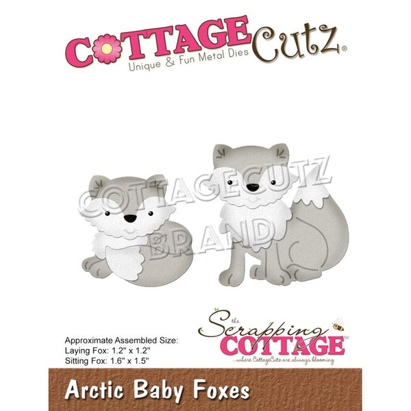 CottageCutz Dies - Arctic Baby Foxes, 1.2in To 1.6in*