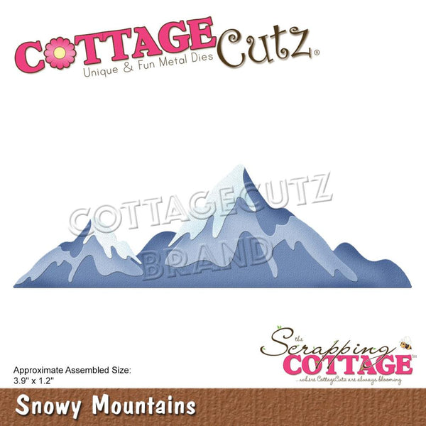 CottageCutz Dies - Snowy Mountains, 3.9in x 1.2in*