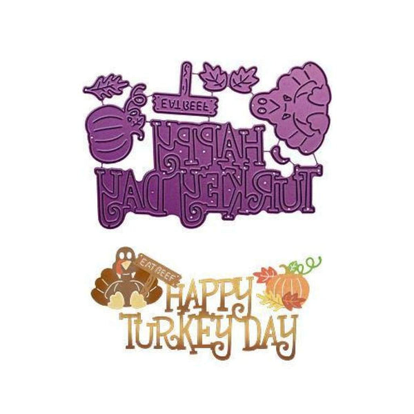 Cheery Lynn Designs Diehappy Turkey Day.25 Inch To 1.75 Inch