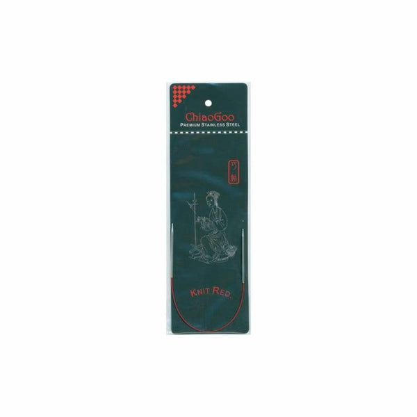 ChiaoGoo Red Circular Knitting Needles 9 Size 1/2.25mm