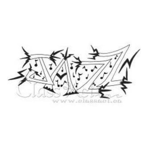 Class Act Cling Mounted Rubber Stamp 2.75In.X3.75In. Jazz