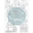 Craft Consortium A5 Clear Stamps Happy Harvest - Apples*