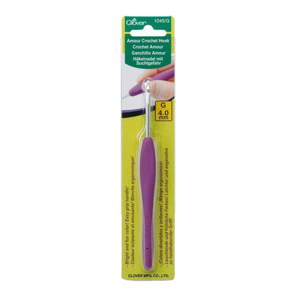 Clover Amour Crochet Hook - Size G6/4mm