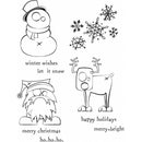 Tim Holtz Cling Stamps 7 inchX8.5 inch - Merry Misfits*