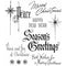 Tim Holtz Cling Stamps 7 inchX8.5 inch - Christmastime #2