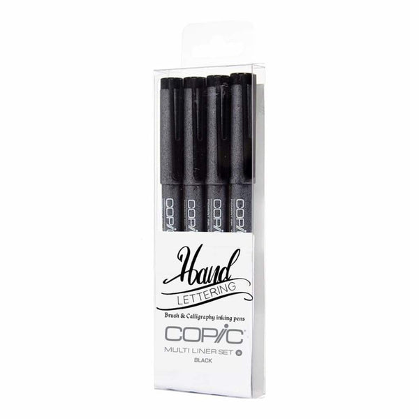 Copic Multiliner Set Hand Lettering Black