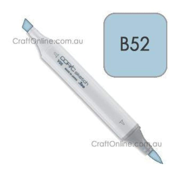 Copic Sketch Marker Pen B52 -  Soft Greenish Blue