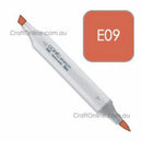 Copic Sketch Marker Pen E09 - Burnt Sienna