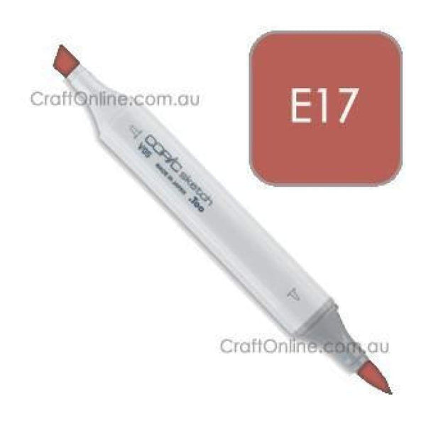 Copic Sketch Marker Pen E17 -  Reddish Brass