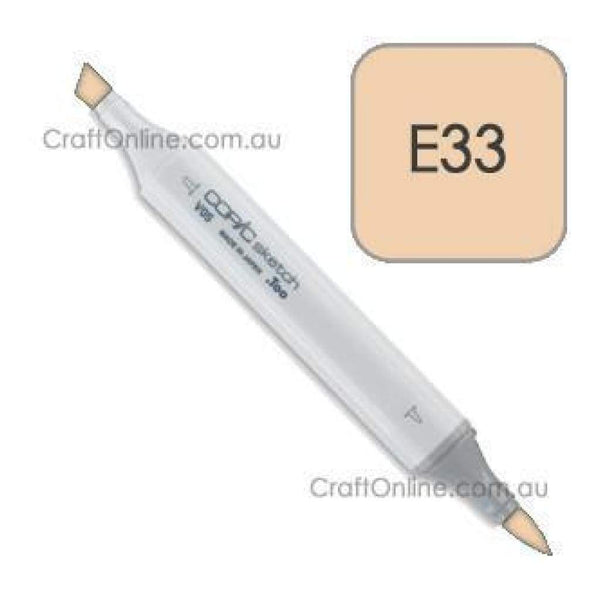 Copic Sketch Marker Pen E33 -  Sand