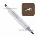 Copic Sketch Marker Pen E49 - Dark Bark