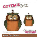 Cottage cutz Die 4X4 Inches - Acorn Owl