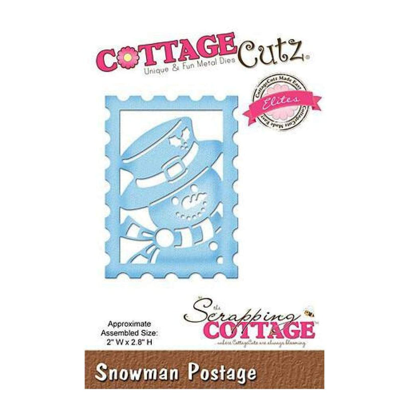 Cottagecutz Elites Die Snowman Postage2inch X2.8Inch