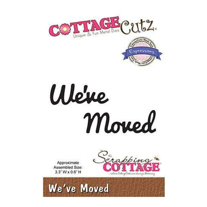 Cottagecutz Expressions Die Weve Moved.6In. X3.3In.