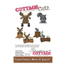 CottageCutz Forest Peekers Die Moose & Squirrel, 1.8 inch To 2.2 inch