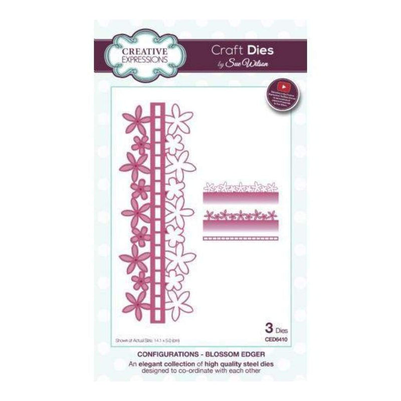 Craft Dies by Sue Wilson - Configurations Collection - Blossom Edger