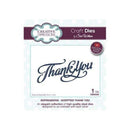 Craft Dies by Sue Wilson - Expressions Collection - Scripted Thank You