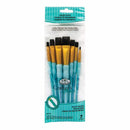 Crafters Choice Black Taklon Shader Brush Variety Set 7 pack