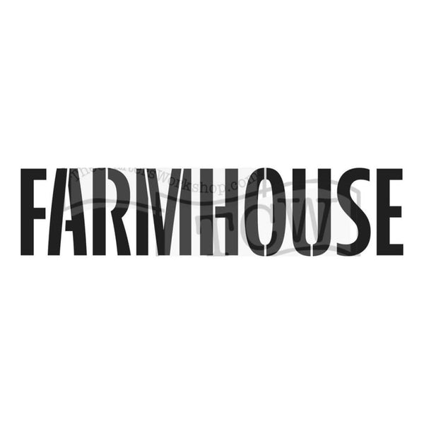 Crafters Workshop Rustic Sign Template 16.5inch X6inch - Farmhouse