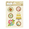 Crate Paper - Pretty Party - Stand Outs Stickers 6Pc