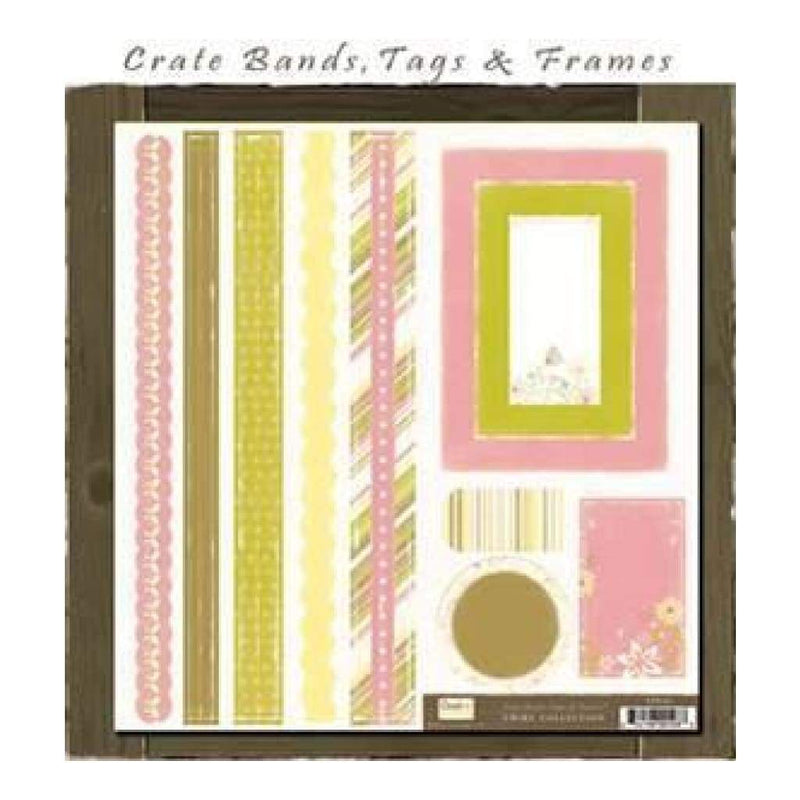 Crate Paper - Twirl Crate Bands- Tags & Frames