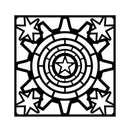 Creative Expressions - Creative Expressions Stencil Steampunk Wheels 17 X 17cm
