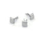 Creative Impressions - Mini Metal Paper Fasteners 3Mm 100 Pack  Square - Pewter
