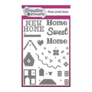 Creative Stamps A6 Stamp Set Home Sweet Home Set of 28 - Cross Stitch Collection