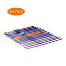 Universal Crafts Multicolour Aluminium Crochet Hooks 14pcs