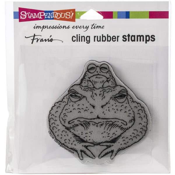 Stampendous - Cling Stamp - Toad Twosome - 4.25x3.5 inch*