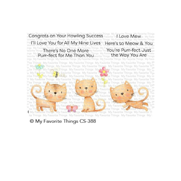 My Favorite Things - Clear Stamps - Purr-fect