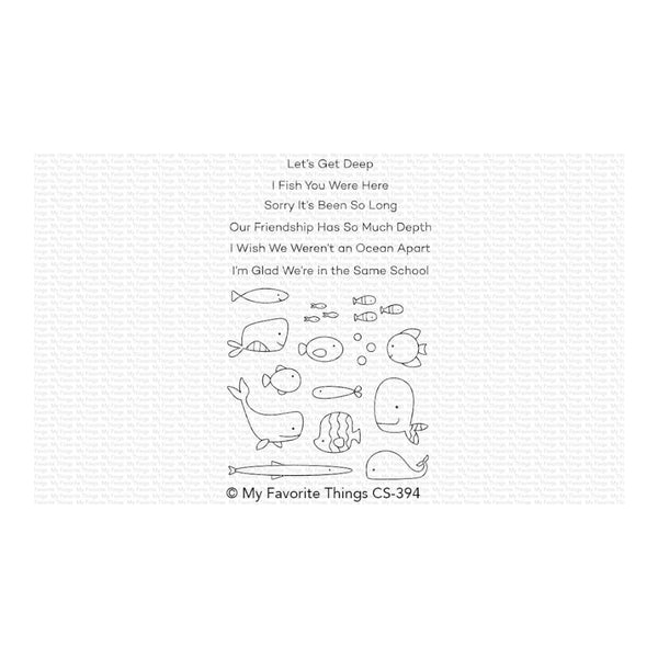 My Favorite Things - Clear Stamps - Fish You Were Here