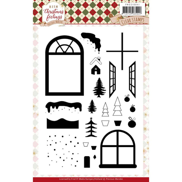 Find It Trading Precious Marieke Clear Stamps - Warm Christmas Feelings