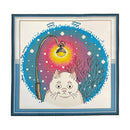 Poppy Crafts Cross-Stitch Kit - Blue White Cat*