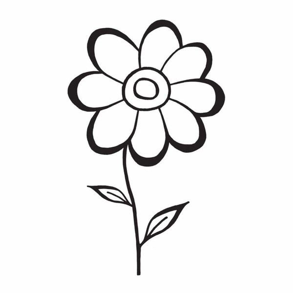 Darkroom Door Cling Stamp 4.5X3 - Sweet Bloom