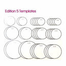 Deluxe Designs - Pages By Design Template System Edition 5 Circles (Sold Individually)