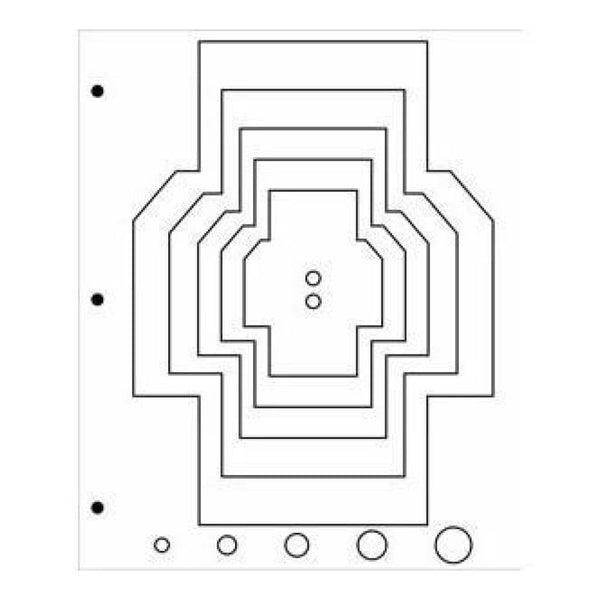 Deluxe Designs - Template 3-P Pocket Template
