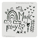 Donna Downey Artist Gang Stencils 8 inch X8 inch - Magic