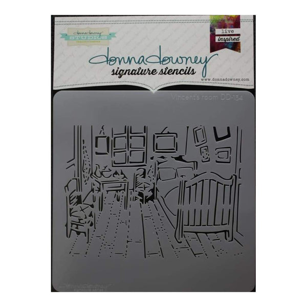 Donna Downey Signature Stencils 8.5inch X8.5inch - Vincents Room