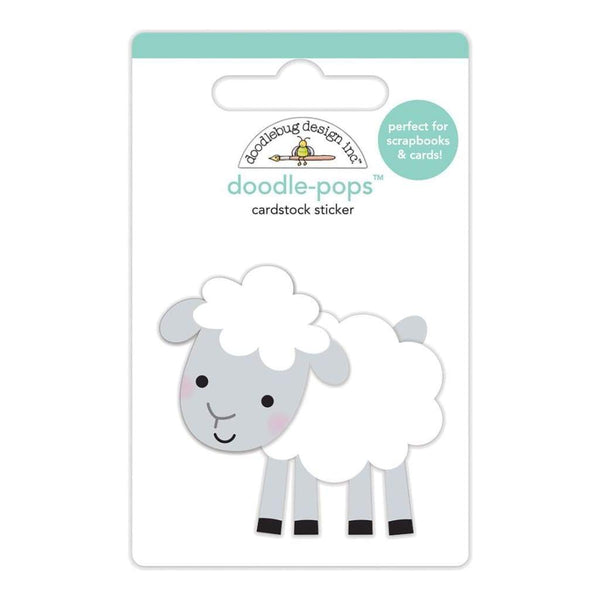 Doodlebug Doodle-Pops 3D Stickers Little Lamb