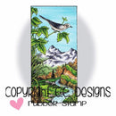 Doveart Cling Stamp 2 inch X4.25 inch Mountain Song