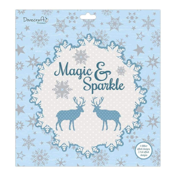 Dovecraft Paper Pack 12X12 36 pack Magic & Sparkle, 12 Designs/3 Each