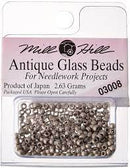 Mill Hill Antique Glass Seed Beads 2.5mm 2.63g - Pewter*