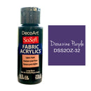 Deco Art - SoSoft Fabric Acrylic Paint 2oz - Dioxazine Purple