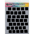 Dyan Reaveleys Dylusions Stencils 9 inch X12 inch - Grid