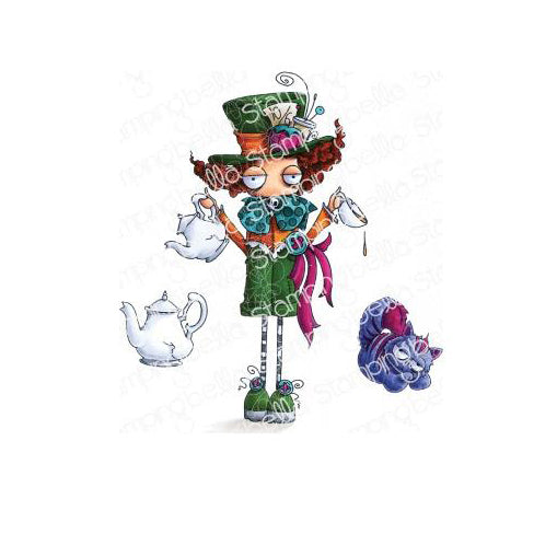 Stamping Bella Cling Stamps - Oddball Mad Hatter*