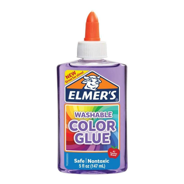 Elmers Transparent Coloured Liquid Glue 5oz - Purple