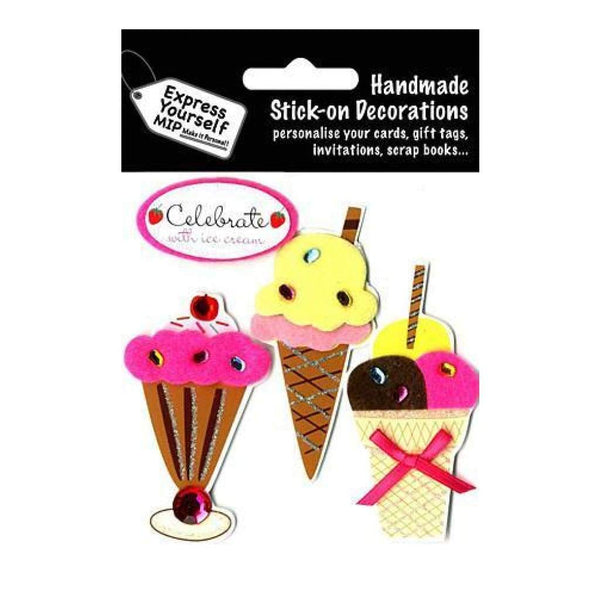 Express Yourself Mip 3-D Stickers - Ice Creams
