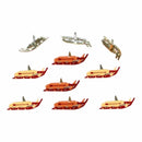 Eyelet Outlet Shape Brads 12 pack - Sled