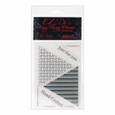 Ez-De's Clear Stamps 4X6 Sheet Tri Triangle Set A